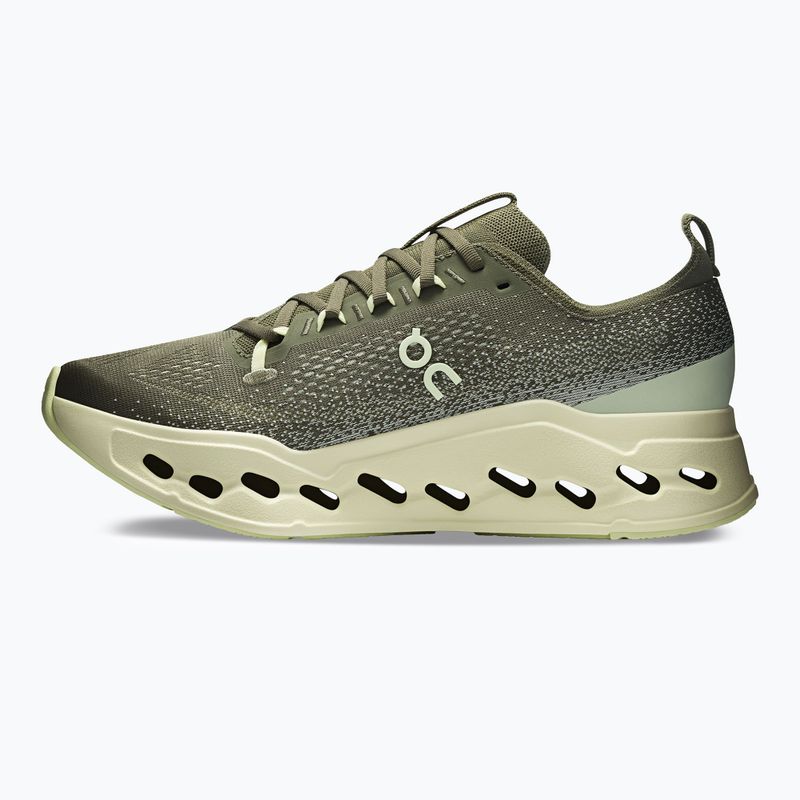 Men's running shoes On Cloudsurfer Max olive/seedling 2