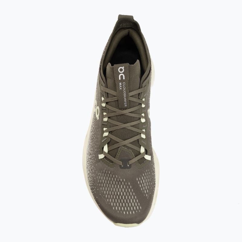 Men's running shoes On Cloudsurfer Max Wide olive/seedling 5