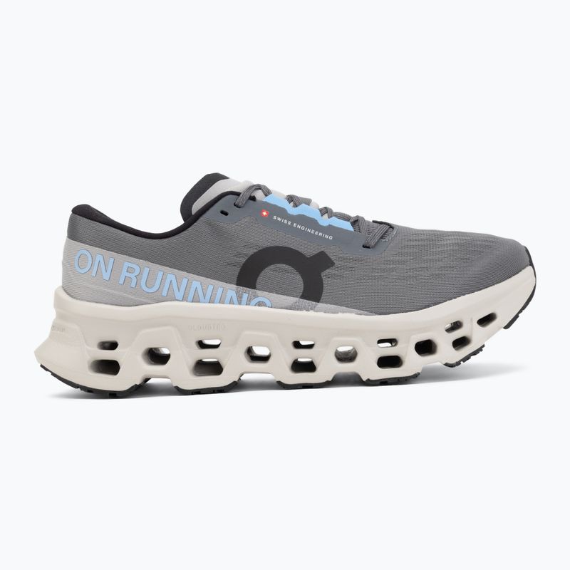 Men's running shoes On Cloudmonster 3 rock/silver 2