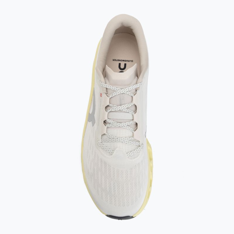 Men's running shoes On Cloudmonster 3 ivory/limelight 5