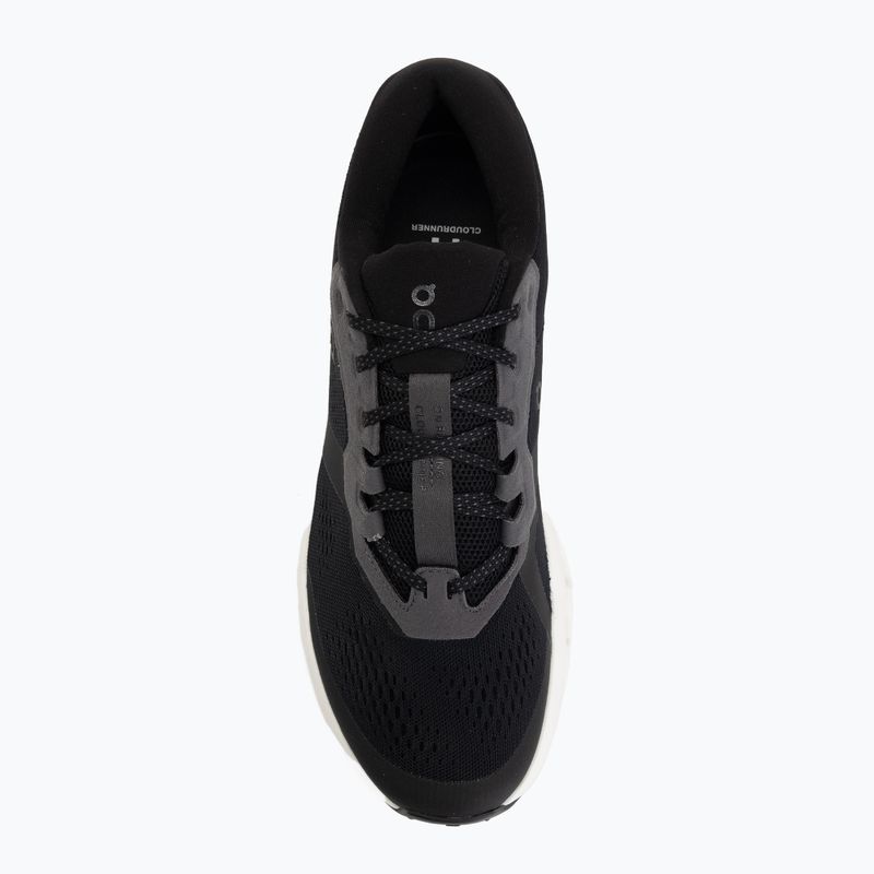 Men's running shoes On Cloudrunner 3 black/ivory 5