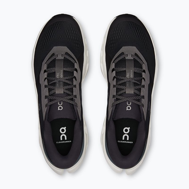 Men's running shoes On Running Cloudrunner 3 black/ivory 5