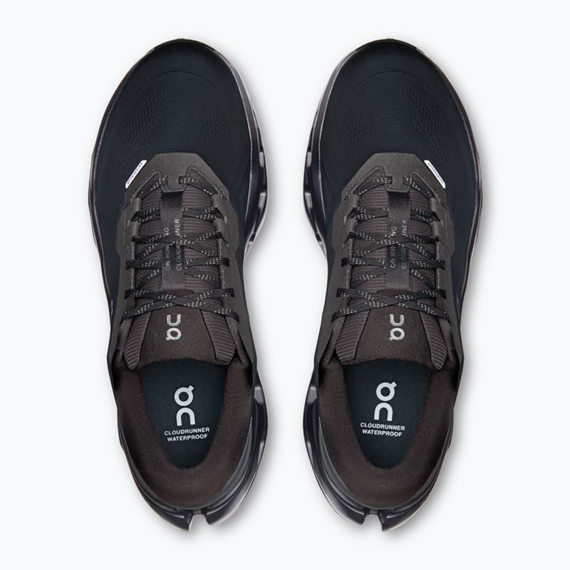 Men's running shoes On Cloudrunner 3 Waterproof black/black 6