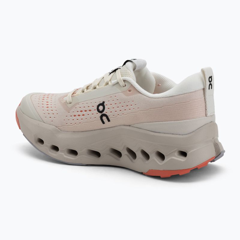 Women's running shoes On Cloudsurfer Trail 2 ivory/salmon 3