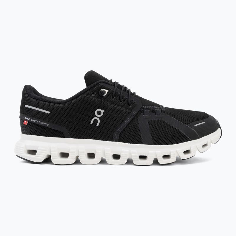 Men's shoes On Cloud 6 Wide black/white 2