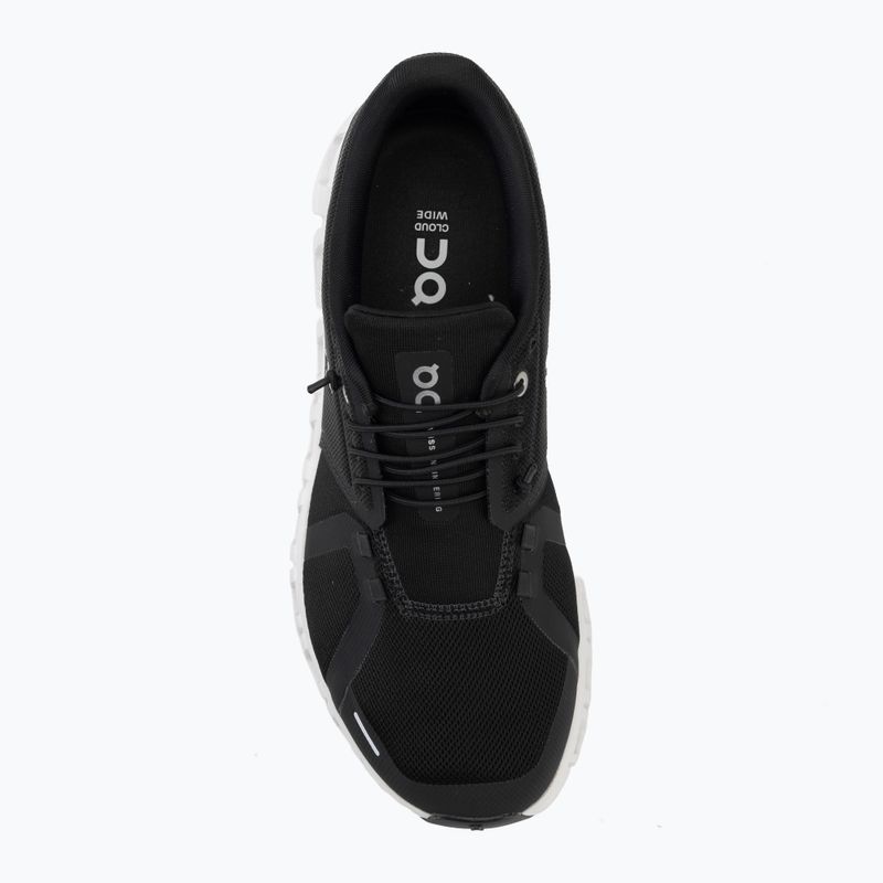 Men's shoes On Cloud 6 Wide black/white 5