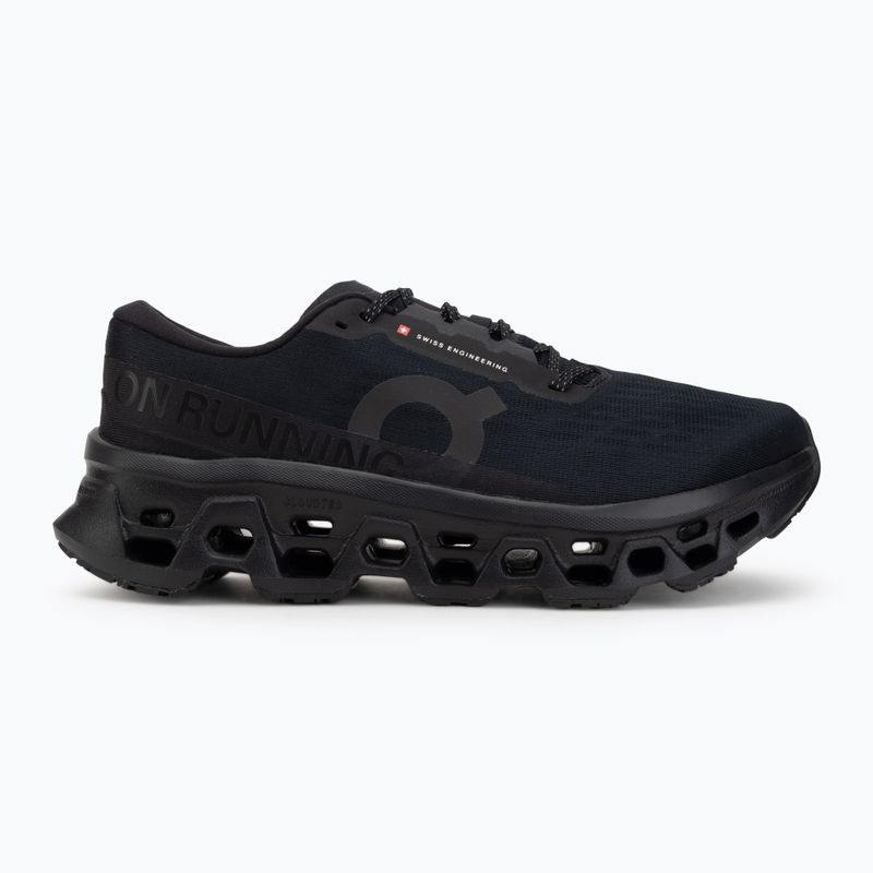 Men's running shoes On Cloudmonster 3 Wide black/black 2
