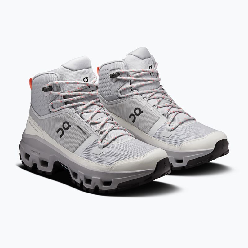 Women's hiking boots On Cloudrock Mid Waterproof glacier/alloy 2