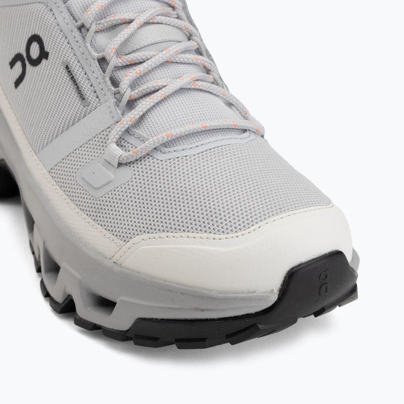 Women's hiking boots On Cloudrock Mid Waterproof glacier/alloy 7