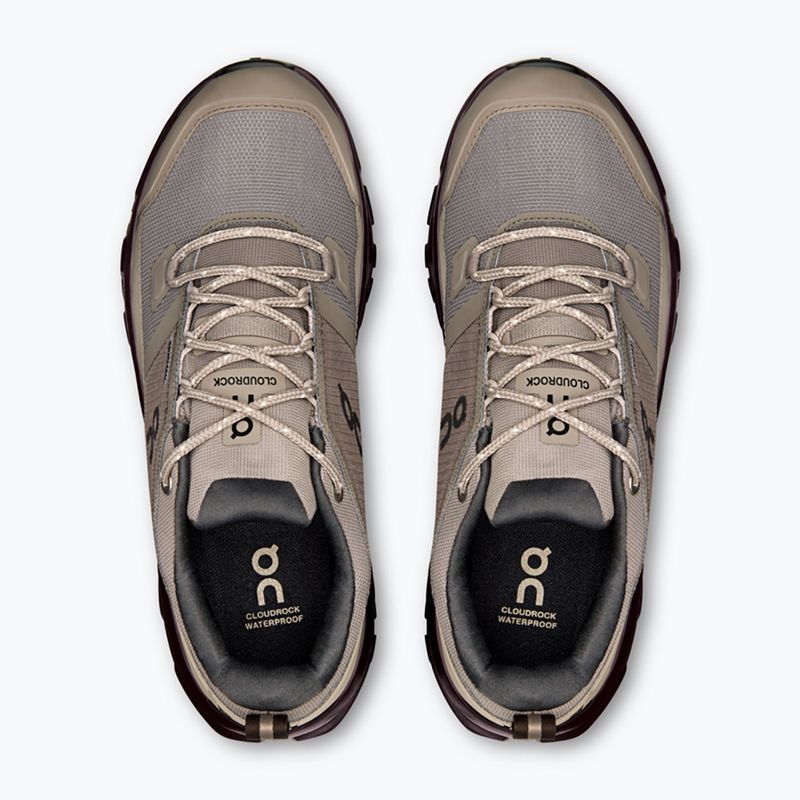Women's shoes On Cloudrock Low Waterproof cinder/ox 6