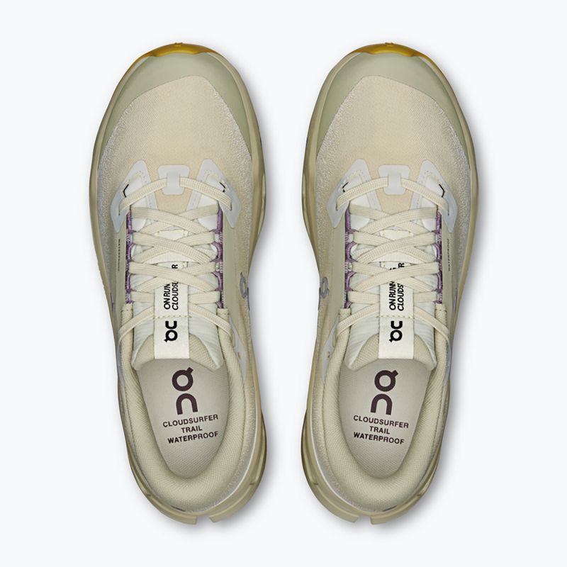 Women's running shoes On Running Cloudsurfer Trail 2 Waterproof ghost/chalk 6