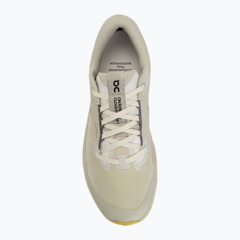 Women's running shoes On Running Cloudsurfer Trail 2 Waterproof ghost/chalk 5