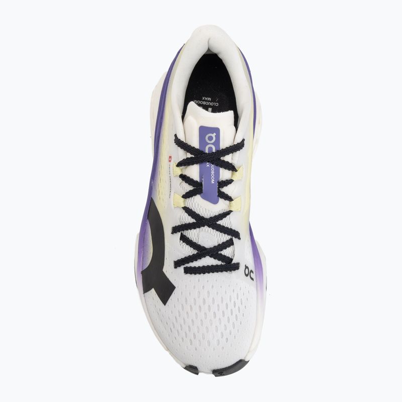 Women's running shoes On Cloudboom Max white/juniper 5