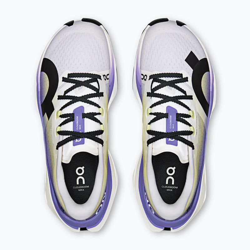 Women's running shoes On Cloudboom Max white/juniper 6