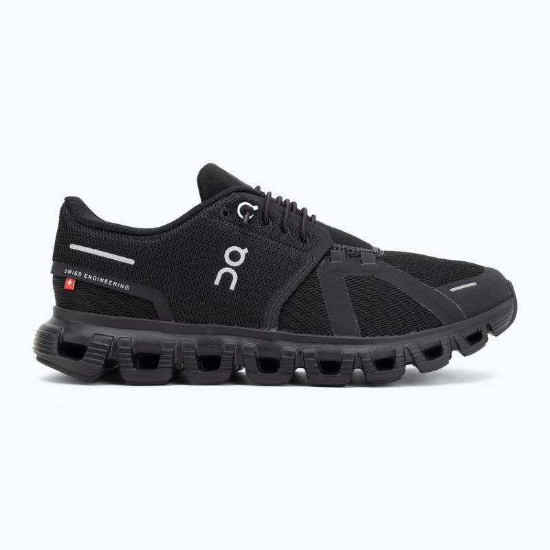 Women's shoes On Cloud 6 Wide black/black 2
