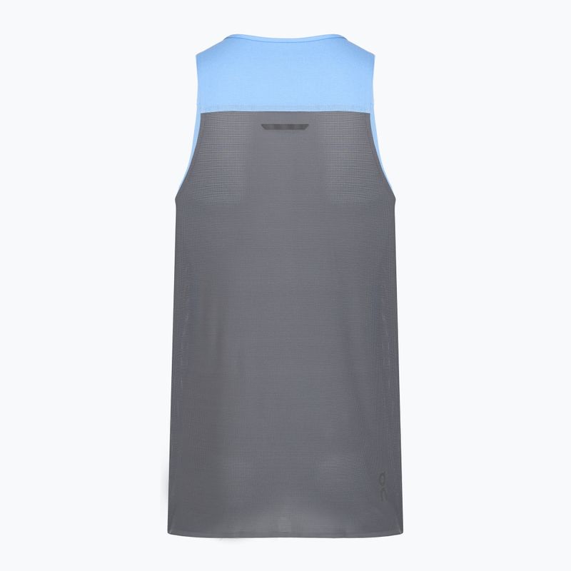 Men's running top On Performance Tank gourami/rock 2