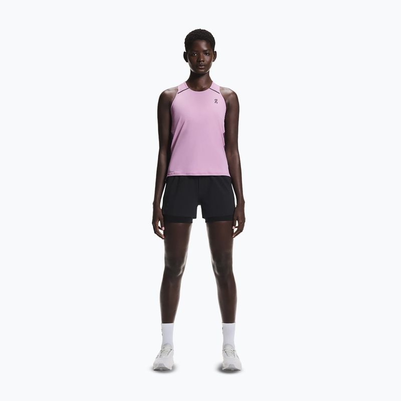 Women's running top On Performance Tank sakura/dewberry 2
