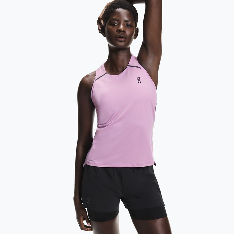 Women's running top On Performance Tank sakura/dewberry 4