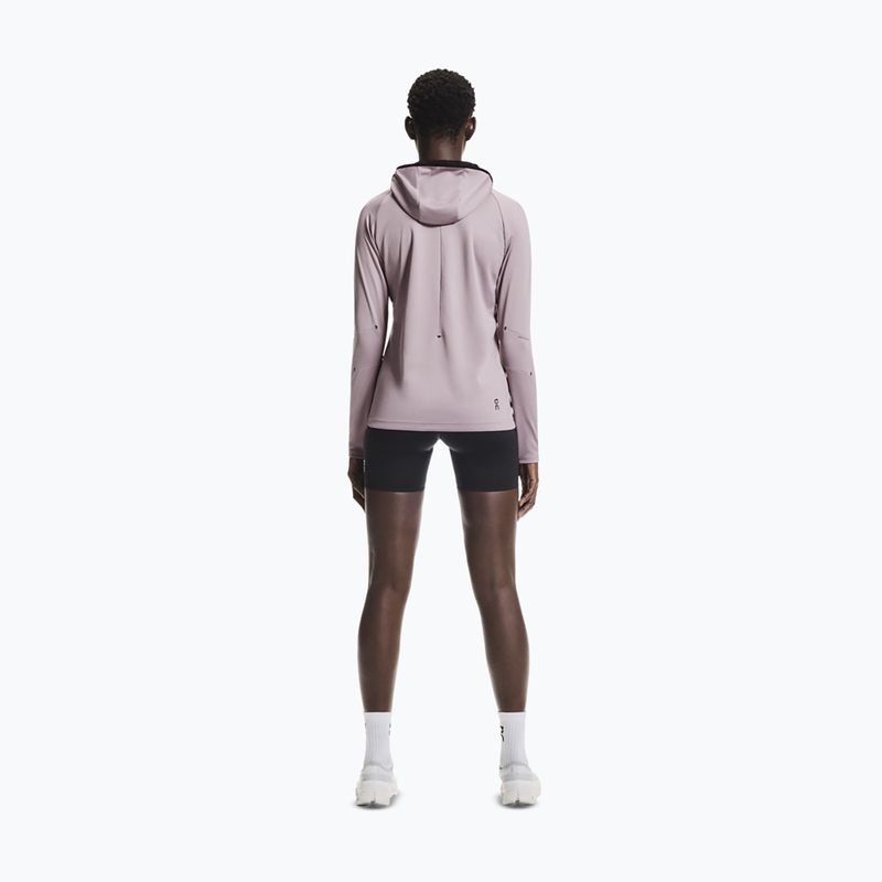 Women's running sweatshirt On Climate Zip Hoodie heron 3