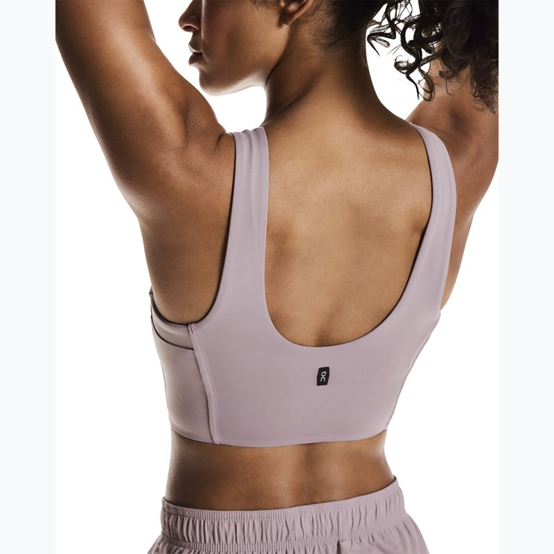 Women's running top On Core 2-in-1 Crop heron 5