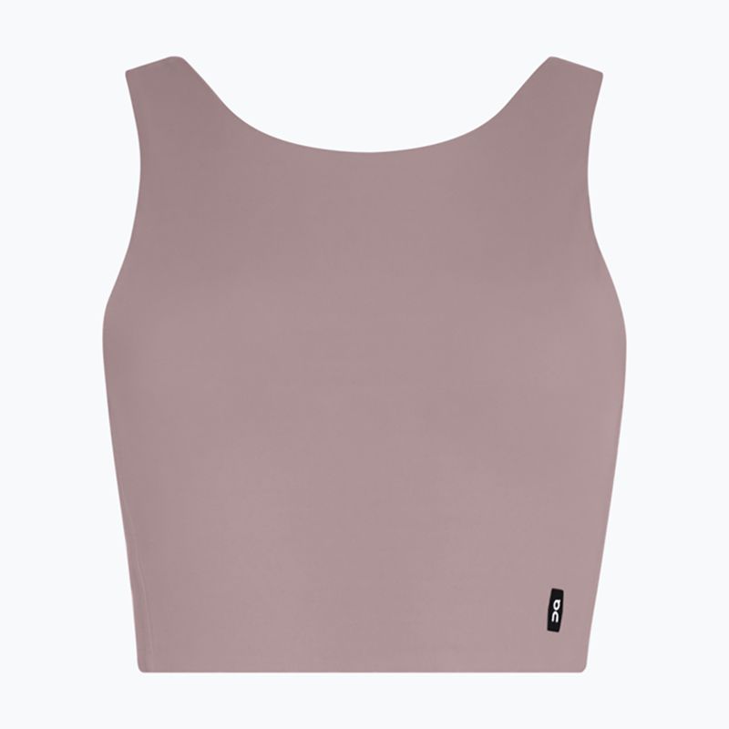 Women's running top On Core 2-in-1 Crop heron 8