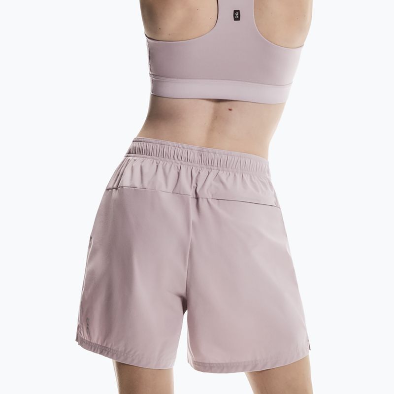 Women's running shorts On 5" Core heron 4