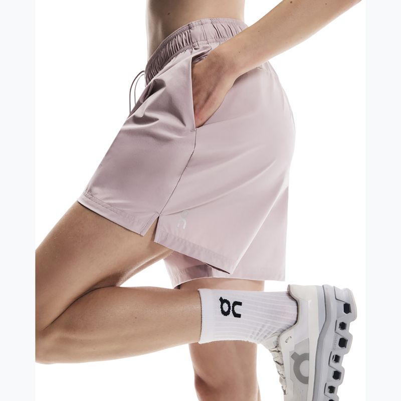 Women's running shorts On 5" Core heron 5
