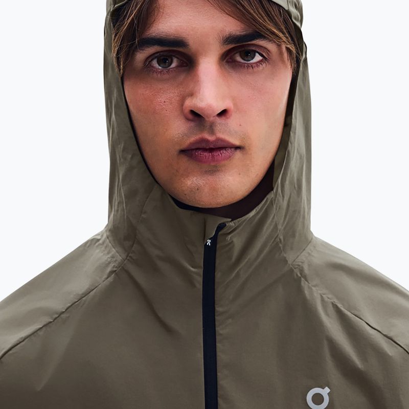 Men's running jacket On Core bark/vetiver 6