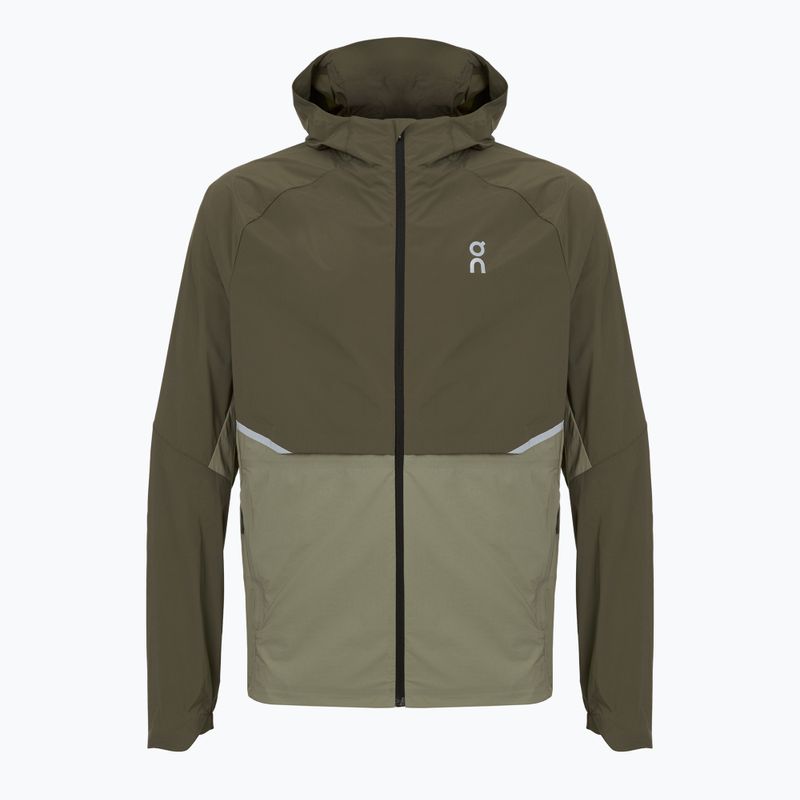 Men's running jacket On Core bark/vetiver 10