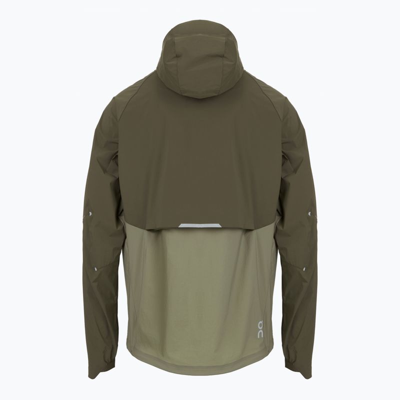 Men's running jacket On Core bark/vetiver 11