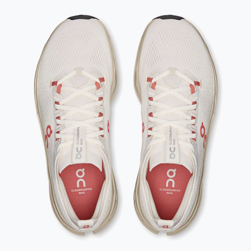 Men's running shoes On Cloudsurfer Max ivory/dustrose 6