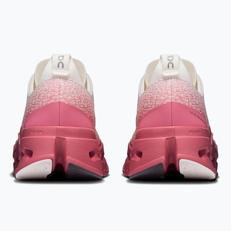Women's running shoes On Cloudsurfer Max white/camellia 4