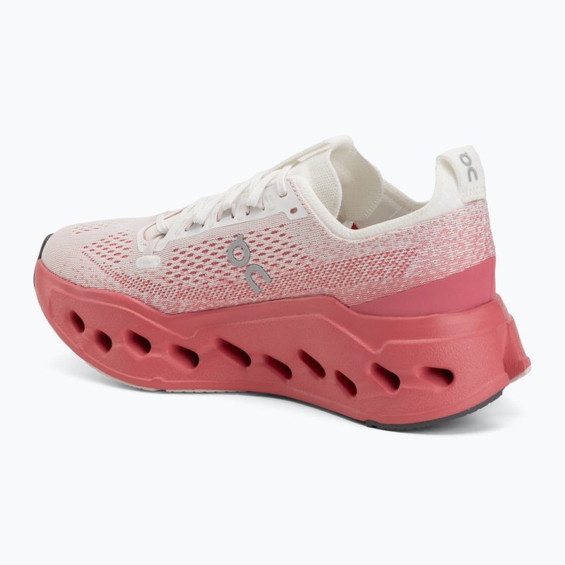 Women's running shoes On Cloudsurfer Max white/camellia 3