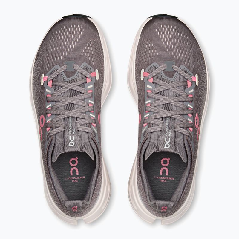 Women's running shoes On Cloudsurfer Max pebble/oyster 2
