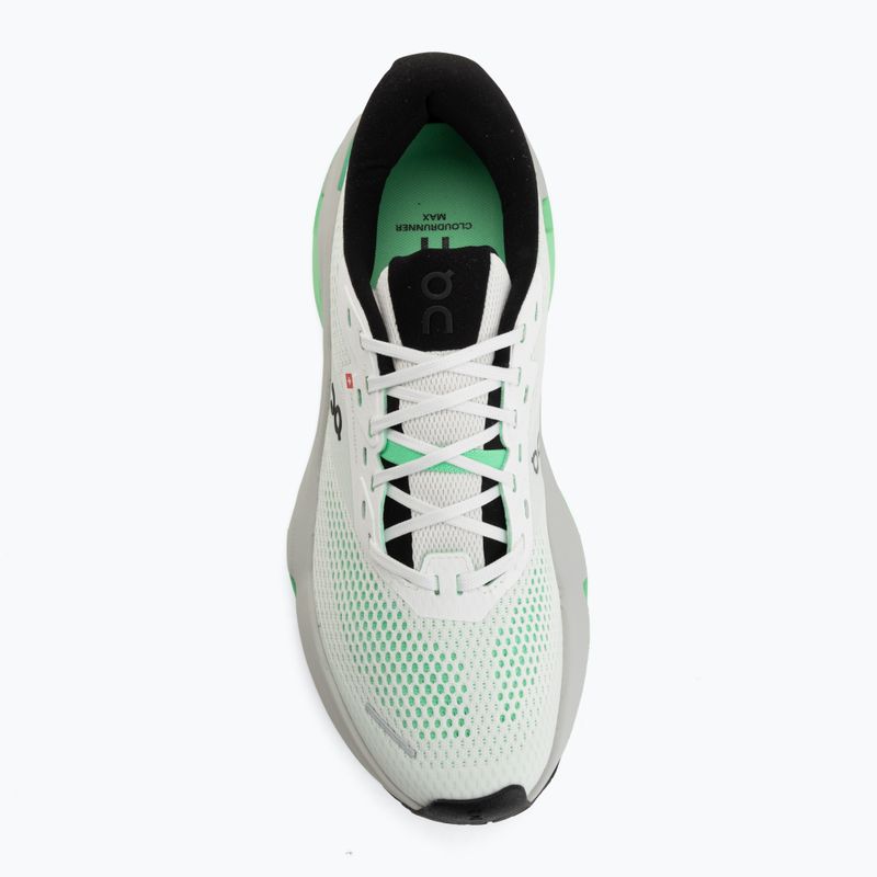 Men's running shoes On Cloudrunner 3 Max white/verdite 5