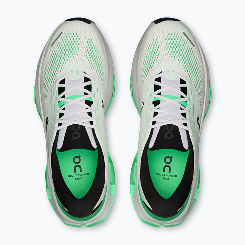 Men's running shoes On Cloudrunner 3 Max white/verdite 3