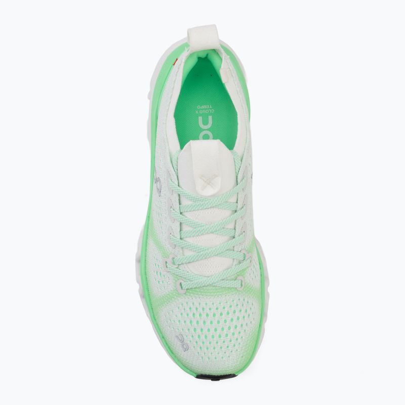 Men's training shoes On Cloud X Tempo ivory/verdite 5