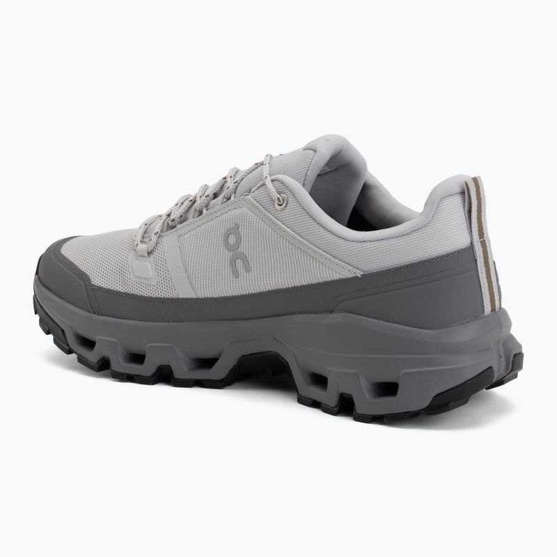 Men's hiking boots On Cloudrock Low Waterproof glacier/rock 3