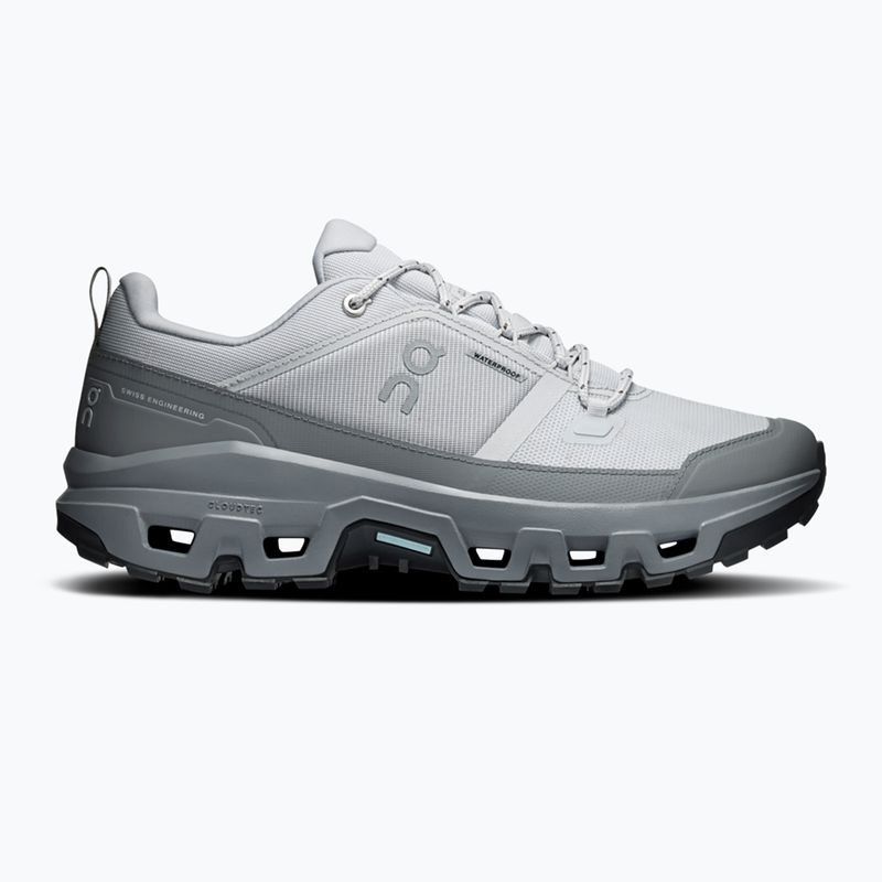 Men's hiking boots On Cloudrock Low Waterproof glacier/rock
