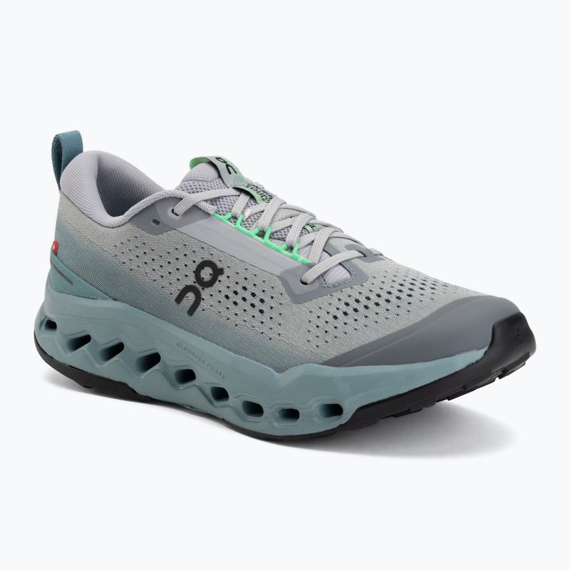 Men's running shoes On Cloudsurfer Trail 2 platinum/tide