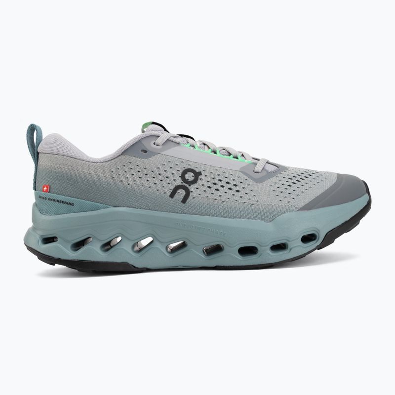 Men's running shoes On Cloudsurfer Trail 2 platinum/tide 2