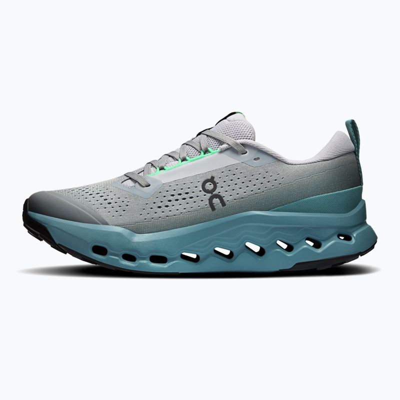 Men's running shoes On Cloudsurfer Trail 2 platinum/tide 2