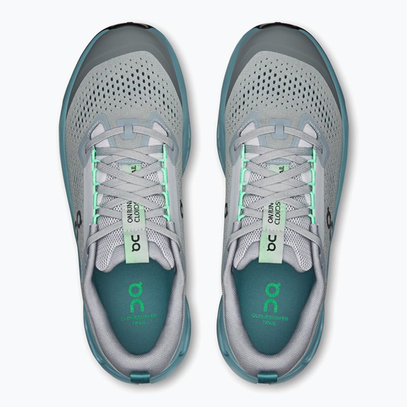 Men's running shoes On Cloudsurfer Trail 2 platinum/tide 6