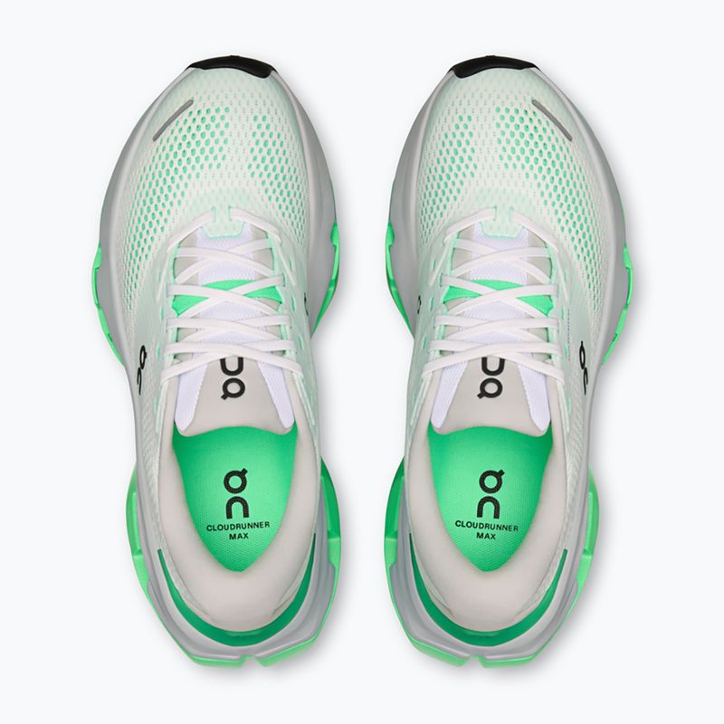 Women's running shoes On Cloudrunner 3 Max white/verdite 3