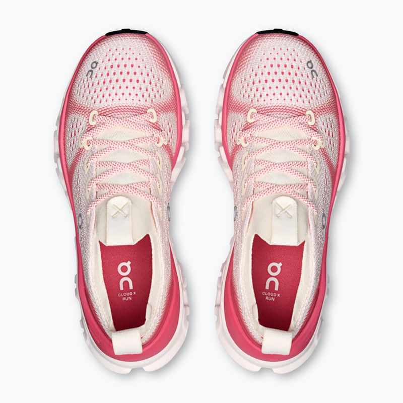Women's training shoes On Cloud X Tempo ivory/camellia 2