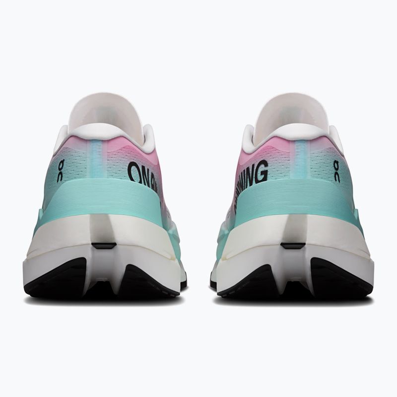 Women's running shoes On Cloudboom Max white/celeste 4