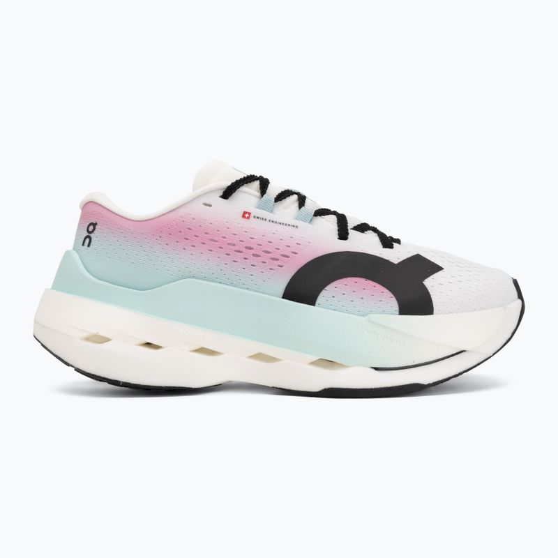 Women's running shoes On Cloudboom Max white/celeste 2