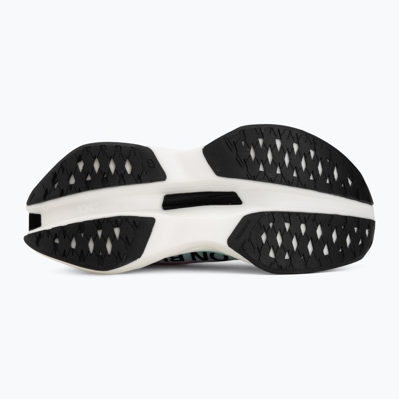 Women's running shoes On Cloudboom Max white/celeste 4