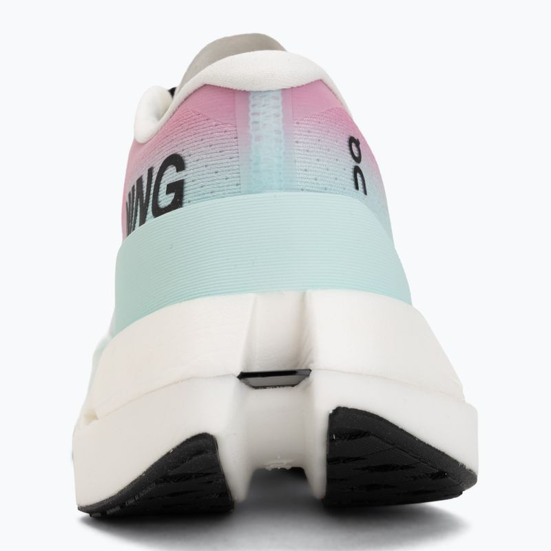 Women's running shoes On Cloudboom Max white/celeste 6
