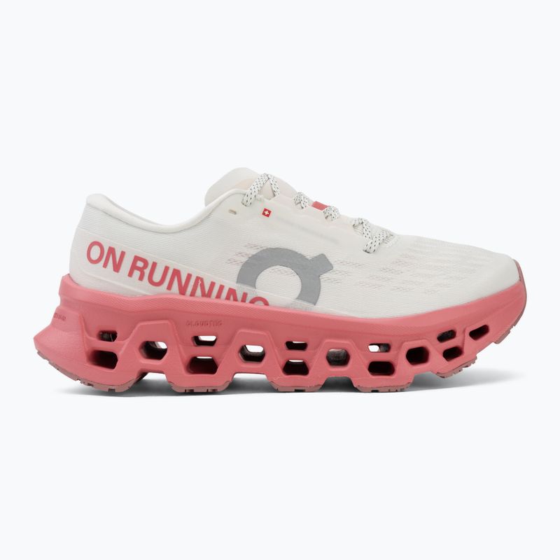 Women's running shoes On Cloudmonster 3 ivory/camellia 2